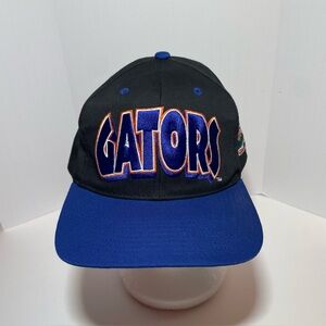 Vintage Twins Enterprise Florida Gators Snapback Hat Cap Bubble Letters SEC